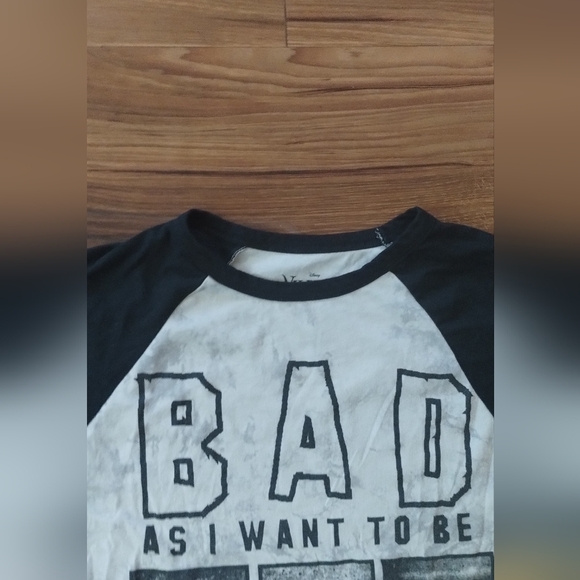 Disney Villains “Bad As I Want To Be” 3/4 Sleeve Women’s Shirt Small goth core - Picture 9 of 11